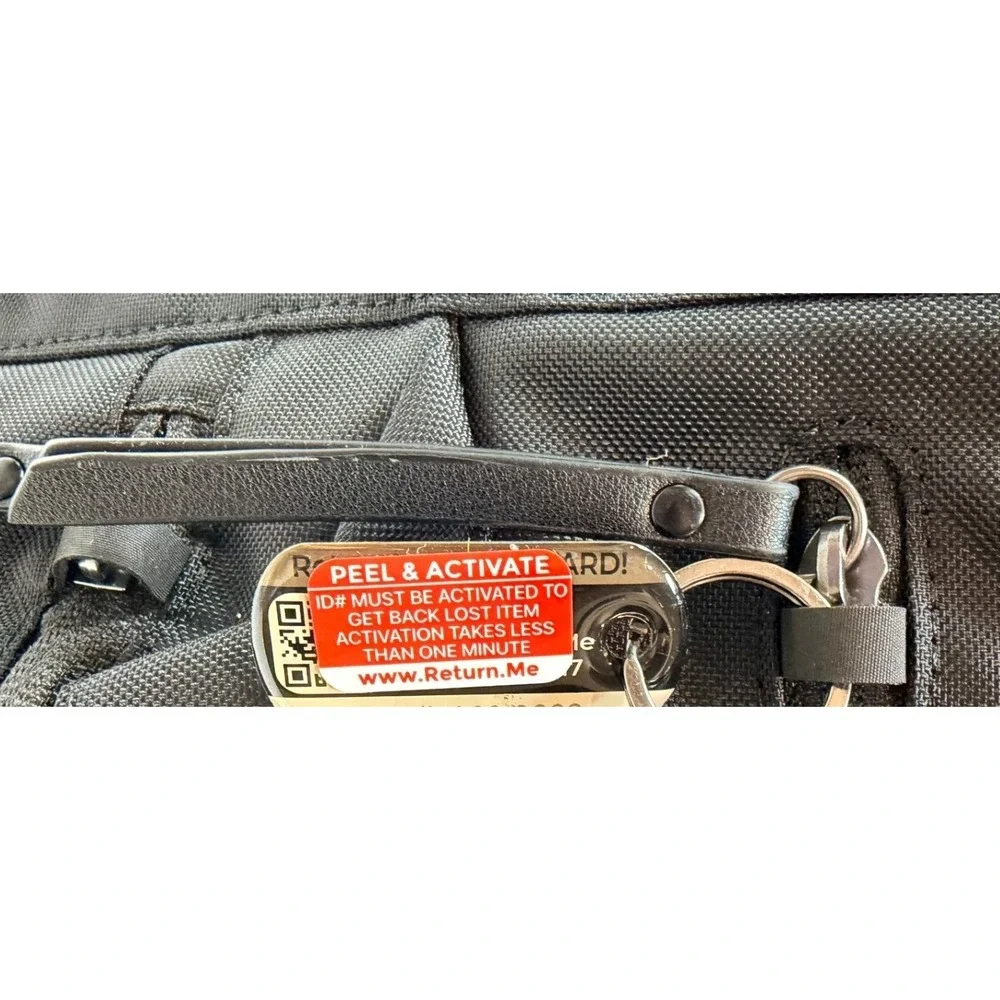 Sherpani Tote Backpack Convertible Black Nylon Leather Trim Versatile - Picture 11 of 14